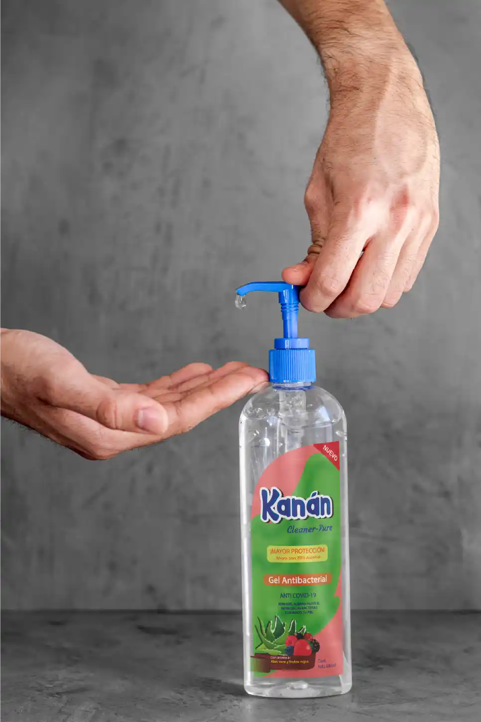 Gel antibacterial Kanan
