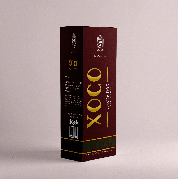 Caja de vino tinto XOCO